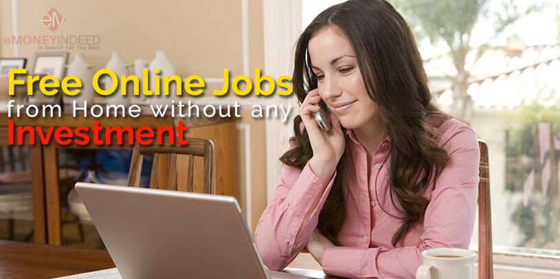 how can i earn money from home without any investment deals